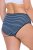 Ulla Popken 850966 Culottes à rayures lot de 5 Bleu marine - Culottes - 