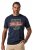 JP1880 850980 T-shirt imprimé effet vintage Bleu marine TALL - TALL T-shirts - T-Shirts Longueur Extra pour Grands Hommes