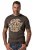JP1880 851001 Rolling Stones Retro Logo T-shirt Noisette TALL - TALL T-shirts - T-Shirts Longueur Extra pour Grands Hommes
