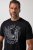 JP1880 851008 T-shirt à imprimé poitrine Noir TALL - TALL T-shirts - T-Shirts Longueur Extra pour Grands Hommes