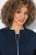 Ulla Popken 851040 Sweat zippé Bleu marine - Sweatshirts - Sweats grande taille pour femme