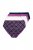 Ulla Popken 851070 Culottes à carreaux en coton bio lot de 5 Violet - Culottes - 