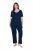 Ulla Popken 851245 Pyjama à rayures Bleu marine - Pyjamas/vêtements de détente - 