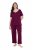 Ulla Popken 851245 Pyjama Rouge baie - Pyjamas/vêtements de détente - 