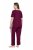 Ulla Popken 851245 Pyjama Rouge baie - Pyjamas/vêtements de détente - 