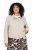 Ulla Popken 851329 Veste biker effet cuir zippée Taupe - Vestes - Vestes grande taille pour femme