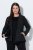 Ulla Popken 851341 Blazer stretch à fines rayures Noir - Blazers - Vestes blazer pour femme, grandes tailles
