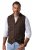 JP1880 851395 Gilet en tweed à carreaux stretch Marron foncé - Costumes - Costumes grandes tailles 