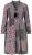 Ulla Popken 851546 Robe mi-longue imprimée Jaune moutarde - Robes midi - Robes mi-longues pour femmes rondes