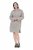 Ulla Popken 851563 Robe en maille à manches longues Beige - Robes - Des robes dans toutes les tailles