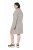 Ulla Popken 851563 Robe en maille à manches longues Beige - Robes - Des robes dans toutes les tailles