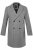 JP1880 851613 Croisé Manteau en laine Gris foncé - Vestes - Vestes homme grandes tailles