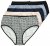 Ulla Popken 851687 Culottes à motifs lot de 5 Bleu clair - Culottes - 