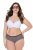 Ulla Popken 851730 Culottes à motifs lot de 5 Beige - Culottes - 