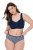 Ulla Popken 851730 Culottes à motifs lot de 5 Bleu clair - Culottes - 