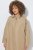 Ulla Popken 851764 Manteau oversize à capuche amovible Sable - Manteaux - Manteaux grande taille pour femme