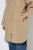 Ulla Popken 851764 Manteau oversize à capuche amovible Sable - Manteaux - Manteaux grande taille pour femme