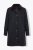 Ulla Popken 851765 Manteau en velours côtelé Bleu marine - Manteaux - Manteaux grande taille pour femme