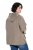 Ulla Popken 851788 Manteau en laine Marron clair - Manteaux - Manteaux grande taille pour femme