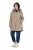 Ulla Popken 851789 Manteau technique Marron - Manteaux - Manteaux grande taille pour femme