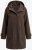 Ulla Popken 851803 Duffle-coat Marron foncé - Manteaux - Manteaux grande taille pour femme