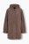 Ulla Popken 851809 Veste teddy Marron clair - Vestes - Vestes grande taille pour femme