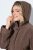 Ulla Popken 851809 Veste teddy Marron clair - Vestes - Vestes grande taille pour femme