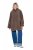 Ulla Popken 851809 Veste teddy Marron clair - Vestes - Vestes grande taille pour femme