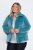 Ulla Popken 851819 Veste en velours côtelé Gris - Vestes - Vestes grande taille pour femme