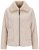 Ulla Popken 851823 Veste en suédine Blanc cassé - Vestes - Vestes grande taille pour femme