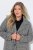 Ulla Popken 851826 Manteau en laine Blanc cassé - Manteaux - Manteaux grande taille pour femme