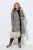 Ulla Popken 851826 Manteau en laine Blanc cassé - Manteaux - Manteaux grande taille pour femme