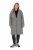 Ulla Popken 851826 Manteau en laine Blanc cassé - Manteaux - Manteaux grande taille pour femme