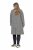 Ulla Popken 851826 Manteau en laine Blanc cassé - Manteaux - Manteaux grande taille pour femme