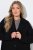 Ulla Popken 851829 Manteau en laine Noir - Manteaux - Manteaux grande taille pour femme
