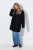 Ulla Popken 851829 Manteau en laine Noir - Manteaux - Manteaux grande taille pour femme
