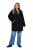 Ulla Popken 851829 Manteau en laine Noir - Manteaux - Manteaux grande taille pour femme