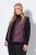 Ulla Popken 851833 Gilet matelassé à col montant Marron - Gilets sans manches - 