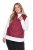 Ulla Popken 851833 Gilet matelassé à col montant Rouge - Gilets sans manches - 