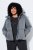 Ulla Popken 851854 Veste matelassée Gris chiné - Vestes - Vestes grande taille pour femme