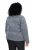 Ulla Popken 851854 Veste matelassée Gris chiné - Vestes - Vestes grande taille pour femme