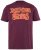 JP1880 851910 Rolling Stones Vintage Logo T-shirt Aubergine - T-shirts de groupes - T-shirts de groupes de musique