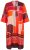 Ulla Popken 852024 Robe mi-longue trapèze à manches 3/4 Rose - Robes midi - Robes mi-longues pour femmes rondes