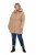 Ulla Popken 852028 Parka Beige - Manteaux - Manteaux grande taille pour femme