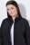 Ulla Popken 852076 Veste en crêpe matelassée à col montant Noir - Vestes - Vestes grande taille pour femme