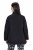 Ulla Popken 852076 Veste en crêpe matelassée à col montant Noir - Vestes - Vestes grande taille pour femme