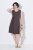 Ulla Popken 852190 Robe en jersey Brun acajou - Robes d'été - Robes légères d'été en grande taille
