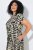 Ulla Popken 852257 Robe longue imprimée Taupe - Robes maxi - Robes longues pour femmes rondes
