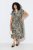 Ulla Popken 852257 Robe longue imprimée Taupe - Robes maxi - Robes longues pour femmes rondes