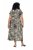 Ulla Popken 852257 Robe longue imprimée Taupe - Robes maxi - Robes longues pour femmes rondes